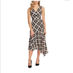 Vince Camuto Highland Plaid Asymmetrical Dress 12